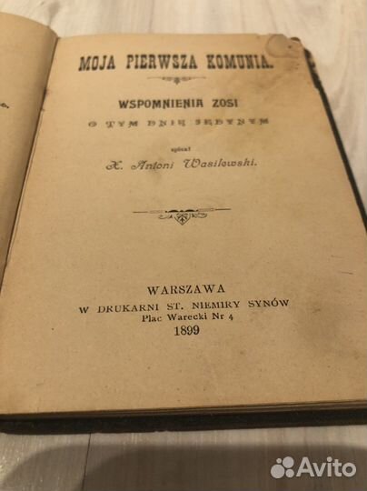 Польский молитвослов 1899 года