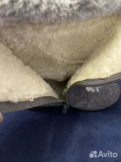 Сапожки для девочки утепленные