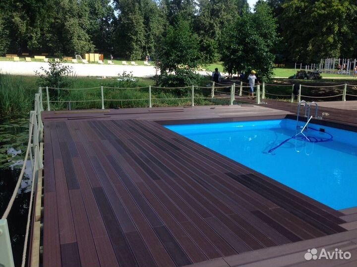 Бассейн из полипропилена размер 3х4х1,5м