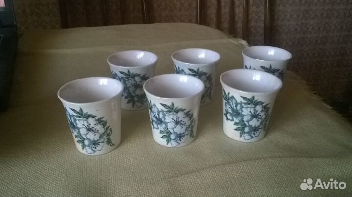 Стопки Перламутр Фарфор СССР