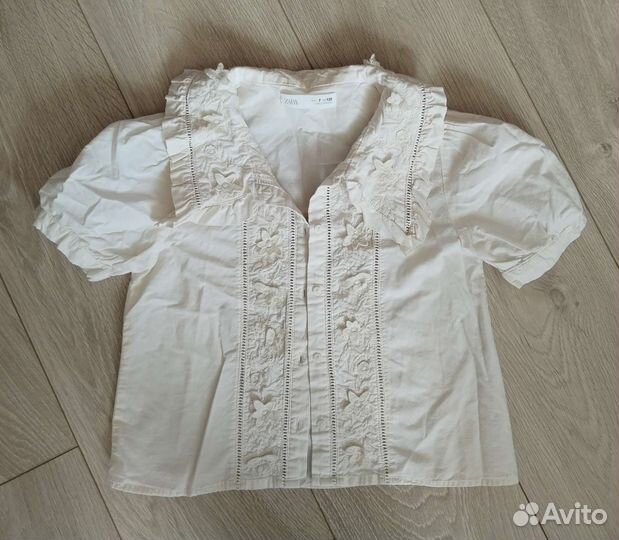 Блузка белая школьная