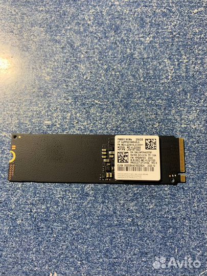 Продаю 2 диска nvme samsung 256 GB