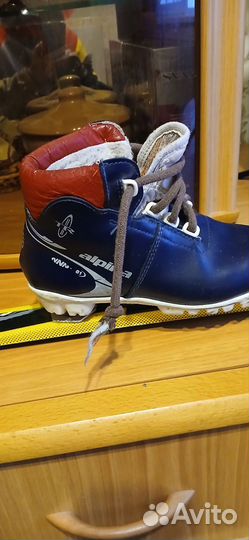 Лыжи беговые детские 130 комплект