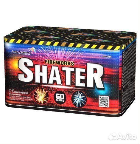 Салют Фейрверк shater 60 залпов, калибр 1 (Батарея