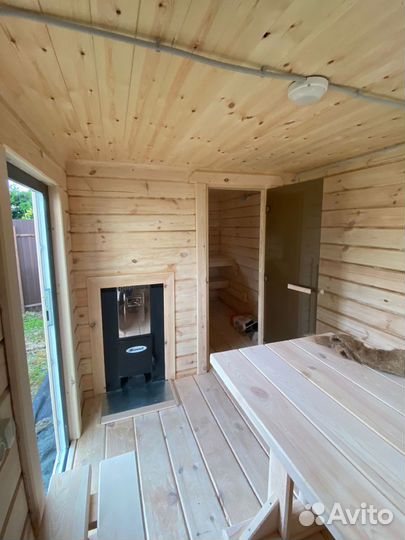 Баня из бруса под ключ в наличии
