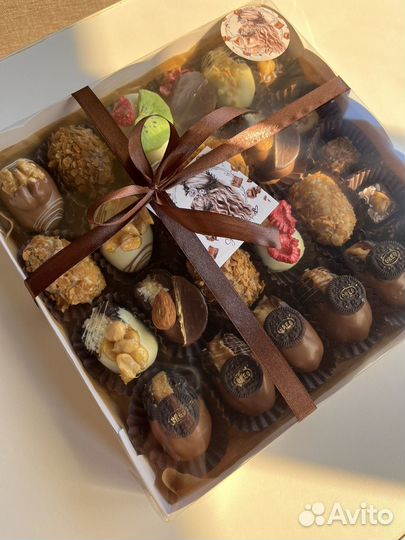 Финики израиль ручной работы с фундуком