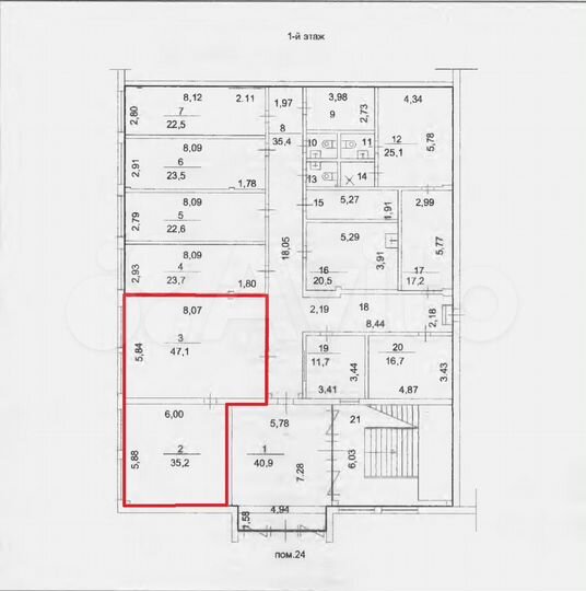 Офис, 82.3 м²