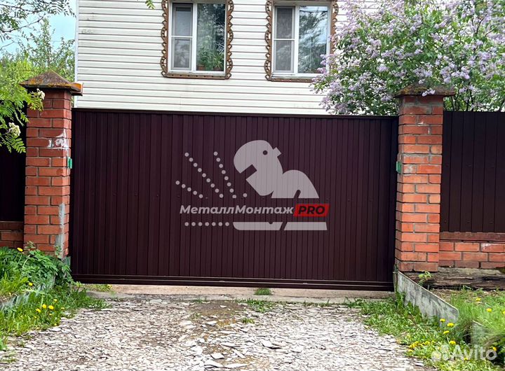 Автоматические откатные ворота