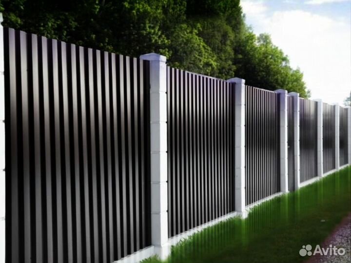 Забор из профнастила