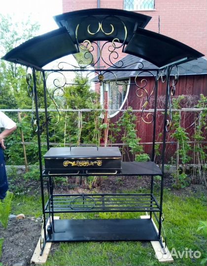 Беседка с мангалом