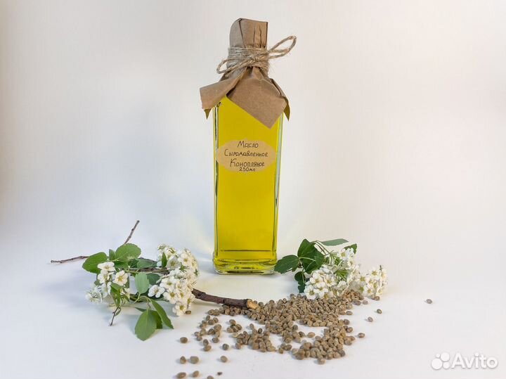 Конопляное Масло Сыродавленное (RAW)