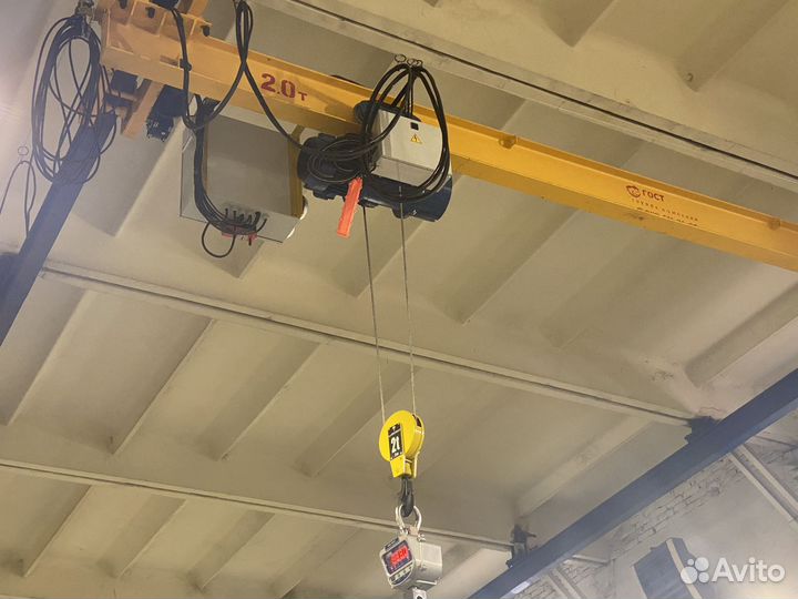 Кран мостовой подвесной новый на заказ