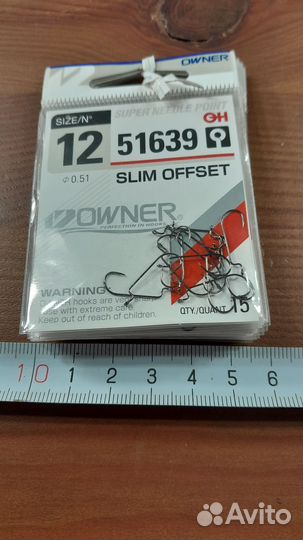 Крючки рыболовные Owner