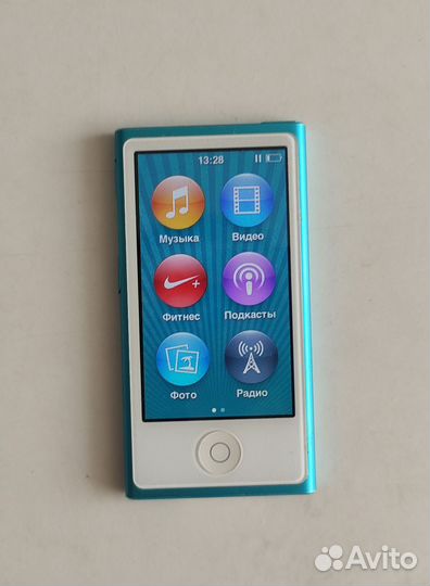 Плеер Apple iPod Nano 7 blue 16Gb