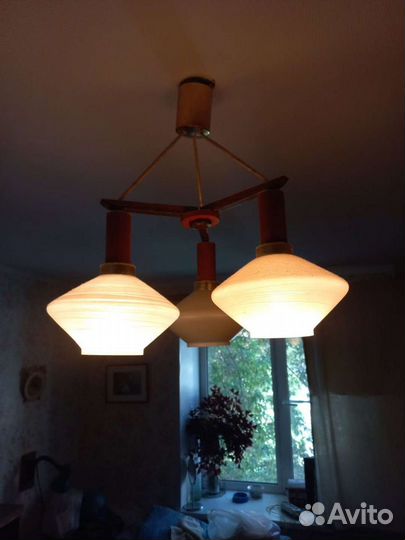 Люстра подвесная потолочная СССР