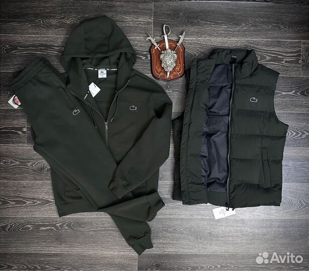 Спортивный костюм тройка Lacoste