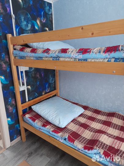 Двухъярусная кровать бу с матрасами