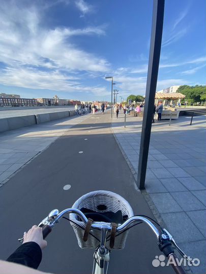 Велосипед городской женский с корзиной