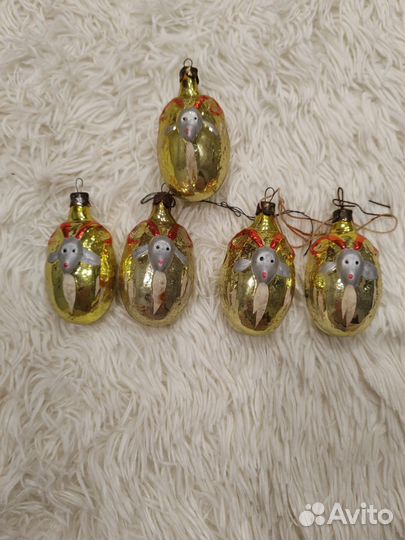 Елочные игрушки СССР