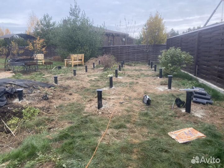 Винтовые сваи под ключ