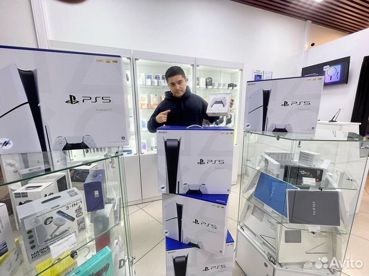 Sony playstation 5 slim 1tb с дисководом