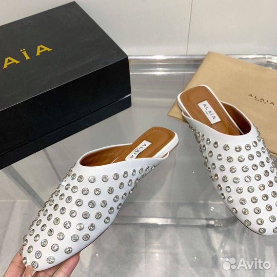 Шлепанцы alaia мюли