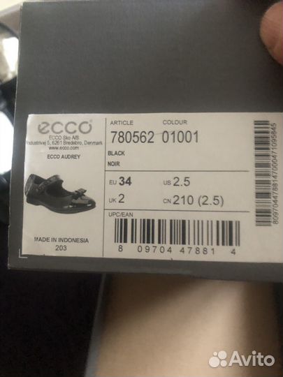 Туфли ecco