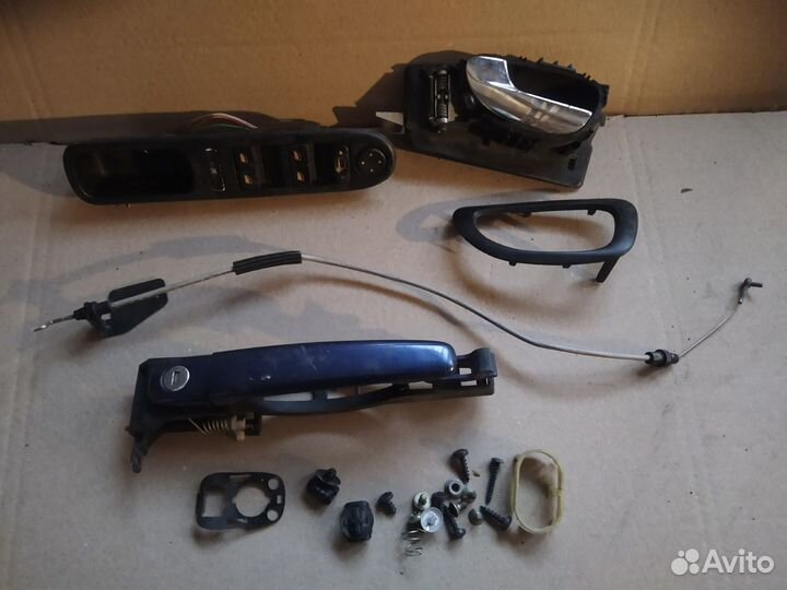 Пежо 307 дверь левая обшивка (карта) с фурнитурой