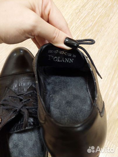 Полуботинки женские демисезонные 39 р