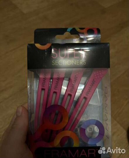 Framar для волос зажимы крабики