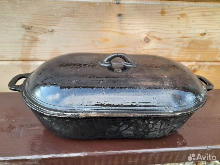 Утятница чугунная СССР 4,5 л