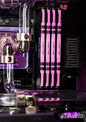 Оперативная память ddr4 crucial ballistix 16gb RGB