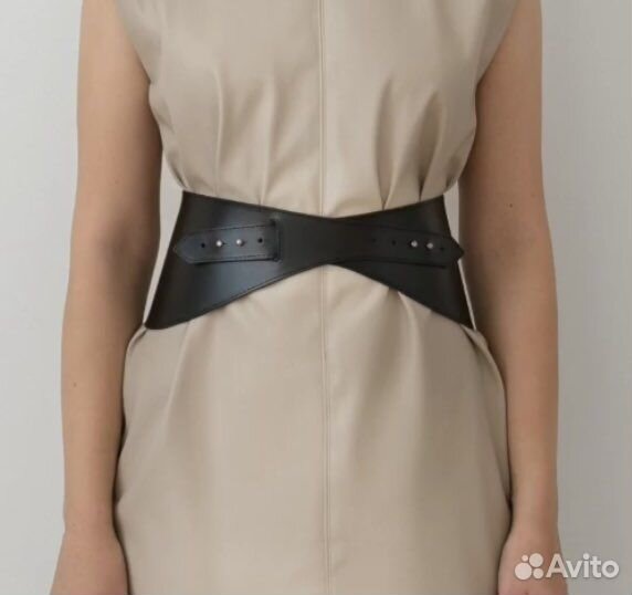 Пояс/ремень-баска из нат Итальянской кожи