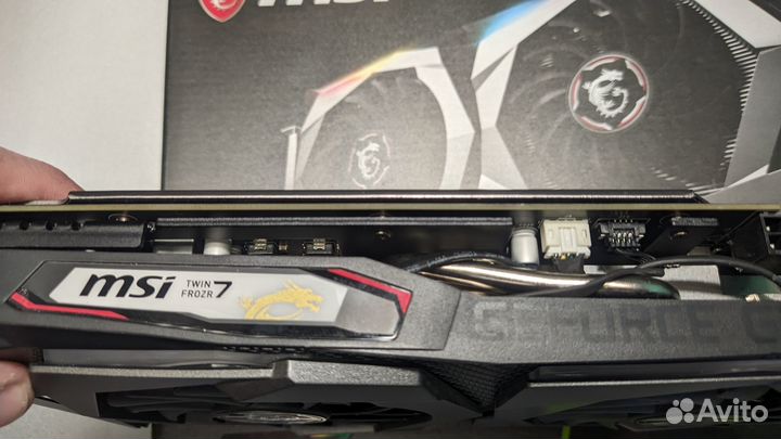 Видеокарта MSI GeForce GTX 1660 Ti gaming X