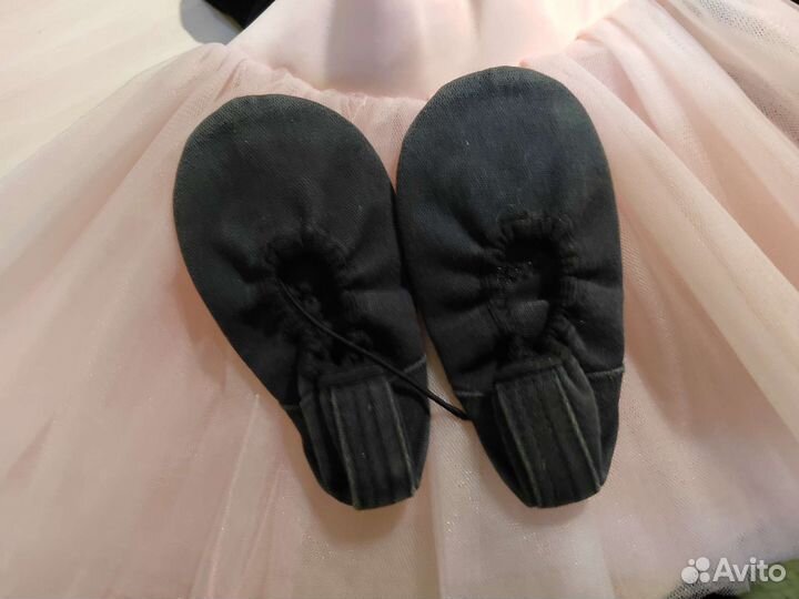 Гимнастический купальник, юбка, пачка, балетки