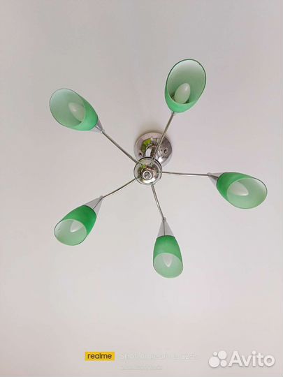 Люстра потолочная бу