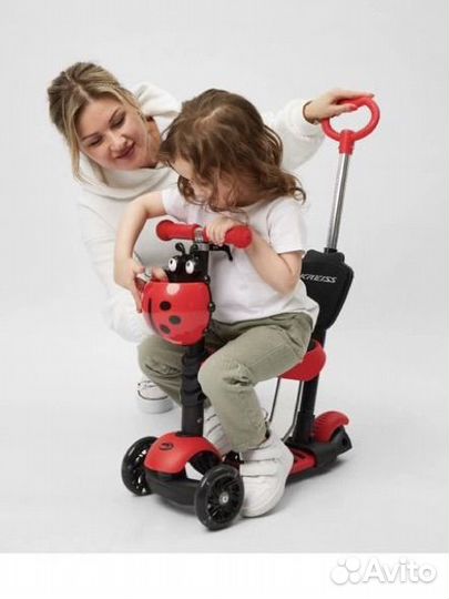 Самокат детский трехколесный 5в1