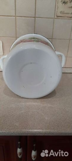 Кастрюля эмалированная, 6 литров