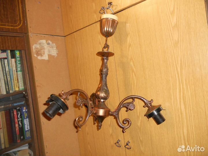Люстра СССР под бронзу на запчасти самовывоз