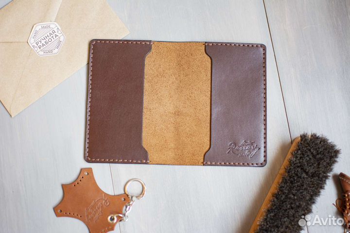 Обложка для паспорта кожа