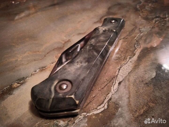 Старый, добрый, крепкий,большой, складной нож СССР