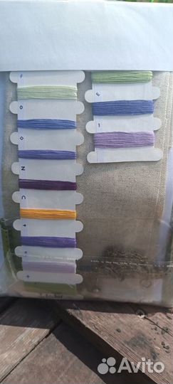 Набор для вышивания крестом сумка лаванда, Luca-S