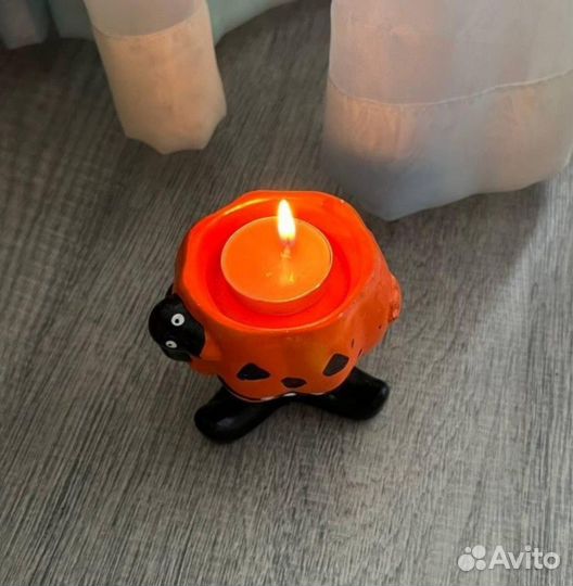 Подсвечник Halloween Pumpkin под чайную свечу