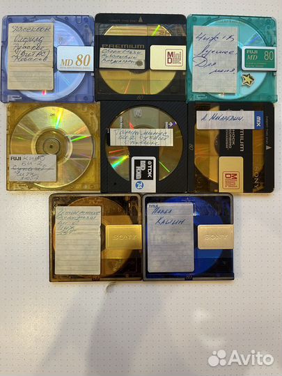 Коробка минидисков md minidisc