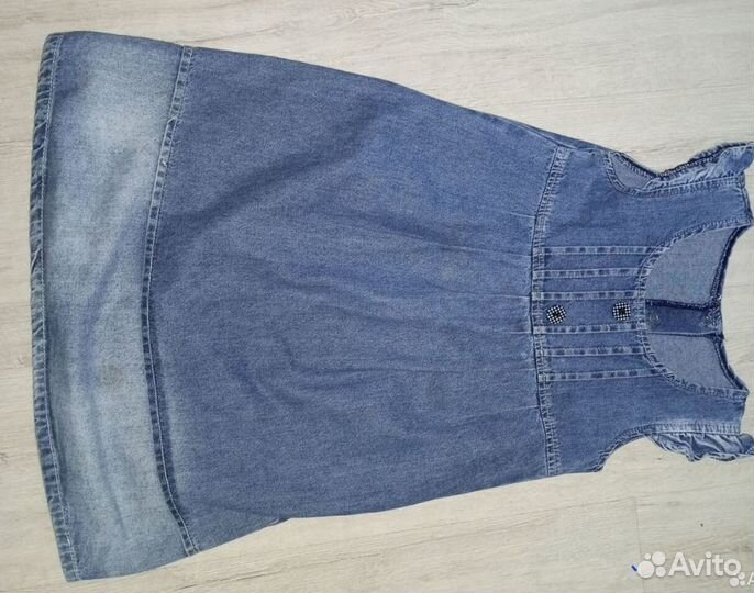 Джинсовка, костюм одежда для девочки пакетом