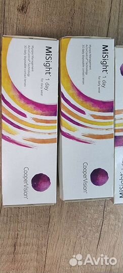 Продаются ежедневные линзы MiSight 1 day, -1.00