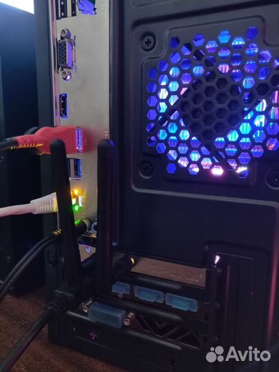 Игровой пк Core i7/1050ti 4gb/16/SSD/HDD/WiFi PSie