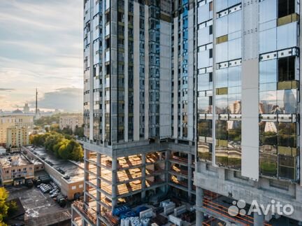Ход строительства Комплекс апартаментов «Поклонная 9» 3 квартал 2021