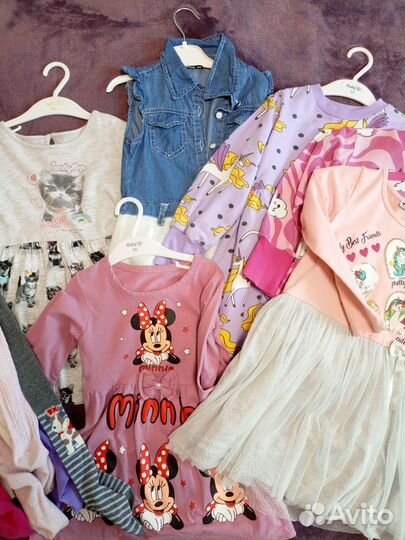 Платья пакетом на девочку 104 110