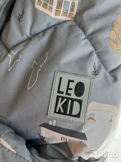 Зимний конверт в коляску leokid